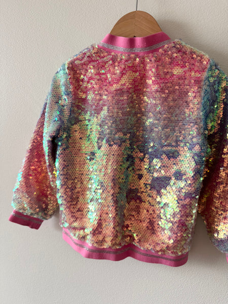 Hatley Pink Sequin Jacket • 3 years