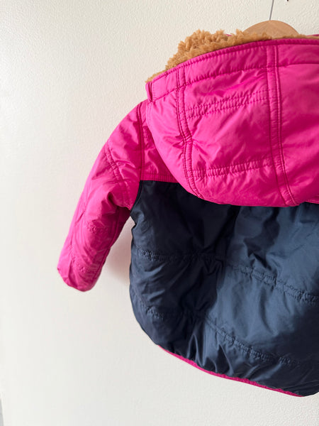Patagonia Pink and Navy Tribbles Jacket • 2 years