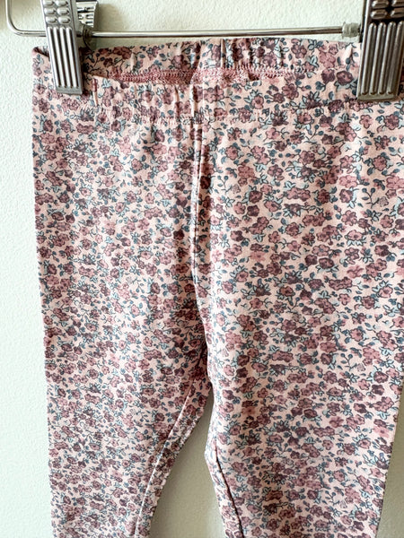Wheat Kids Floral Pink Leggings • 6-12 months