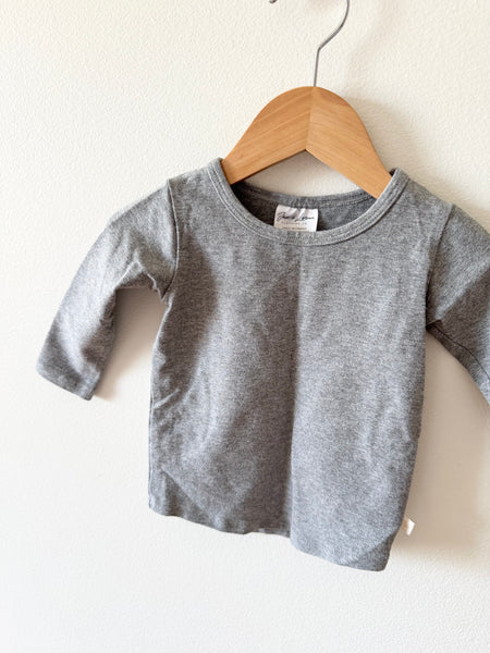 Jax and Lennon Grey Longsleeve Top • 6-12 months