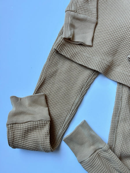 Noble 2pc Tan Waffle Set • 5-6 years