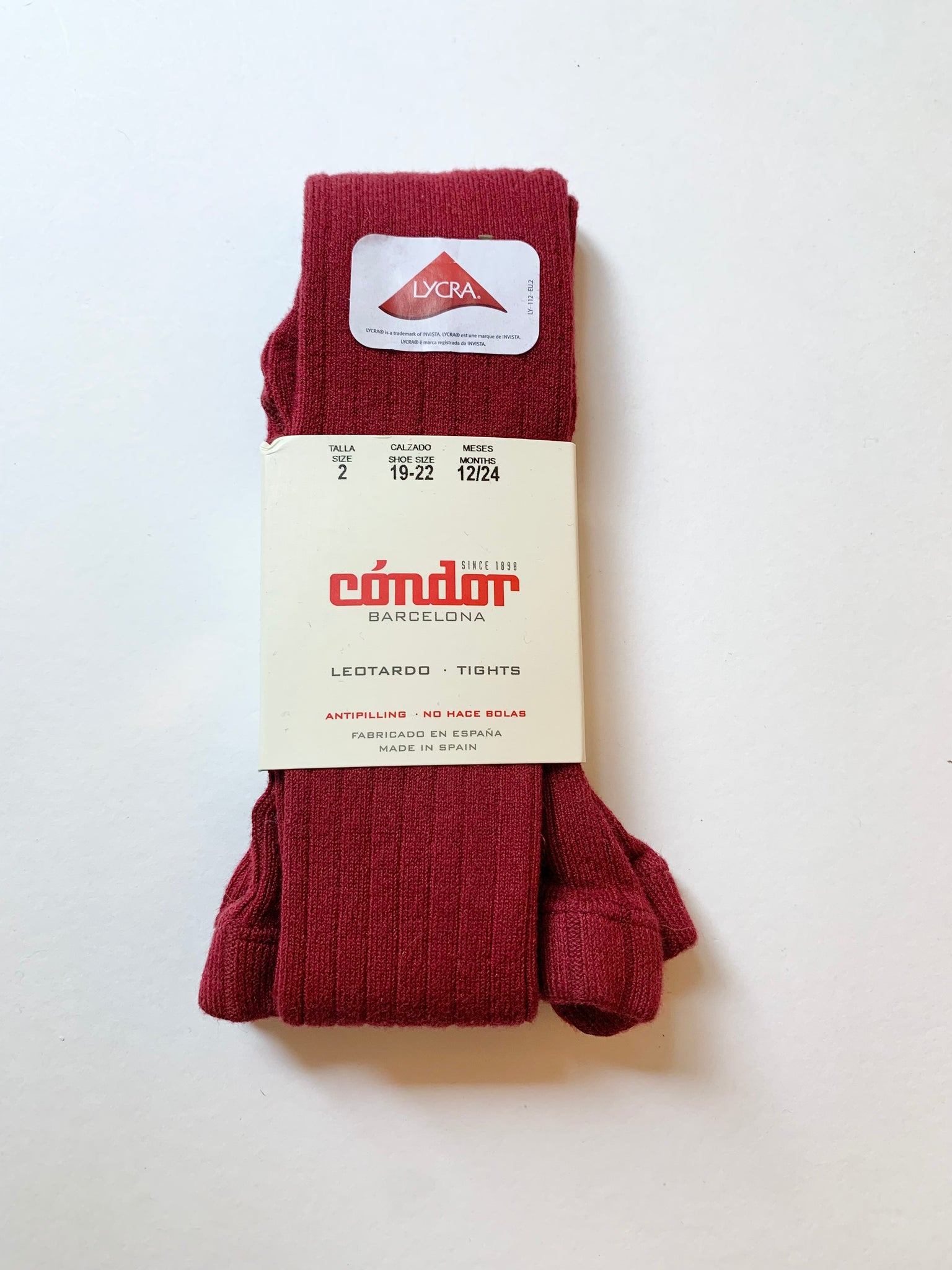 Condor Dark Red Tights • 2 years