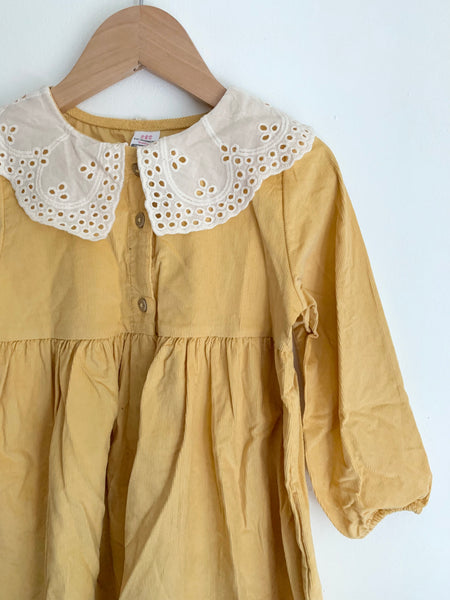 LC Waikiki Yellow Dress • 2-3 years