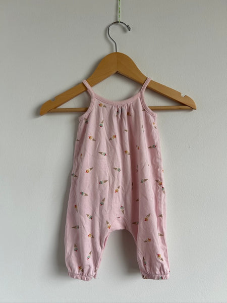 Old Navy Ice Cream Cone Tank Romper • 0-3 months