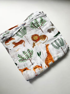 LouLou Lollipop Animals Swaddle