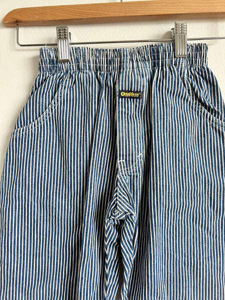 Vintage OshKosh Barrel Leg Striped Elastic Waist Pants • 3-4 years