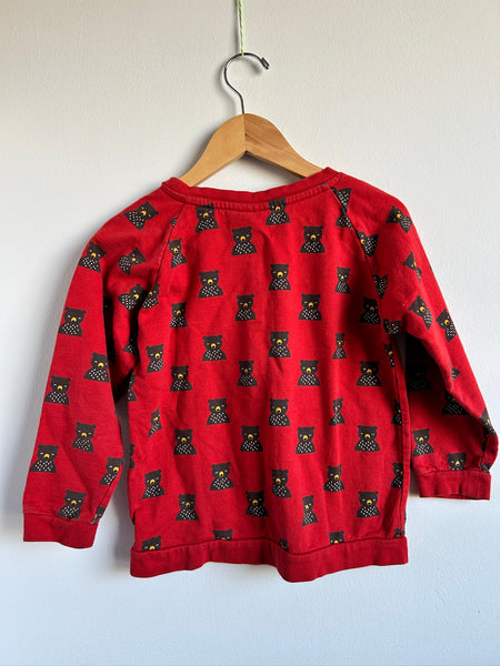 Little Green Radicals Red Lightweight Sweatshirt • 5-7 years