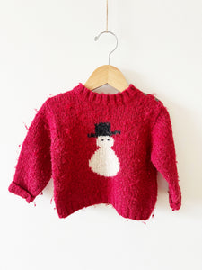 Vintage Gap Snowman Knit Sweater • 1-2 years