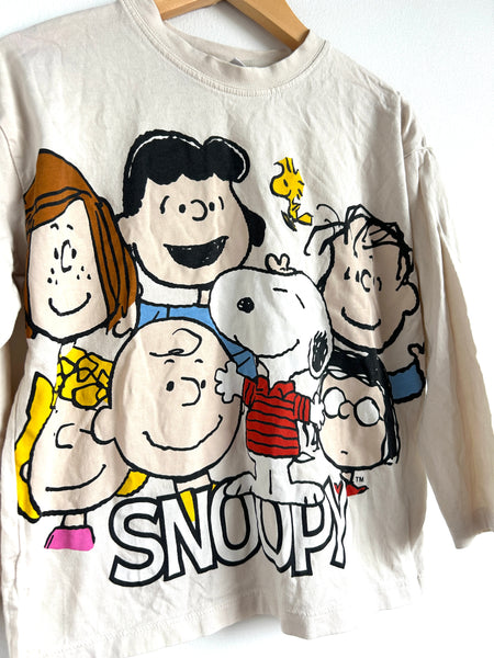 Zara x Peanuts Long Sleeve Top • 7-8 years