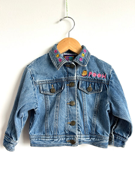 Vintage Pooh Denim Jacket • 1-2 years