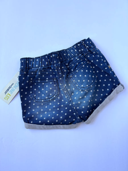 NEW Genuine Kids Star Patterned Shorts • 18-24 months