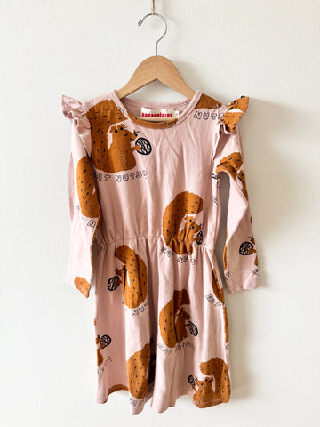 Nadadelazos Long sleeve Squirrel Dress • 6 years