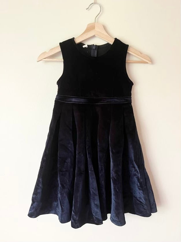 Hicoco Blue Thick Velvety Tank Dress • 10-11 years