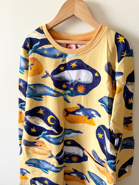 NEW Curious Stories Whale Dress • 7-9 years