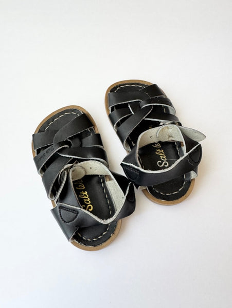 Saltwater Sandals Black • 4c