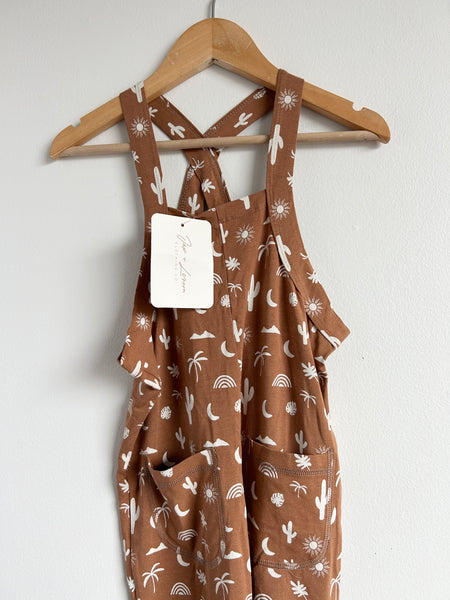 NEW Jax and Lennon Brown Cactus Romper • 4-5 years