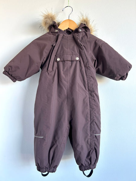 Wheat Purple Snowsuit • 9-12 months
