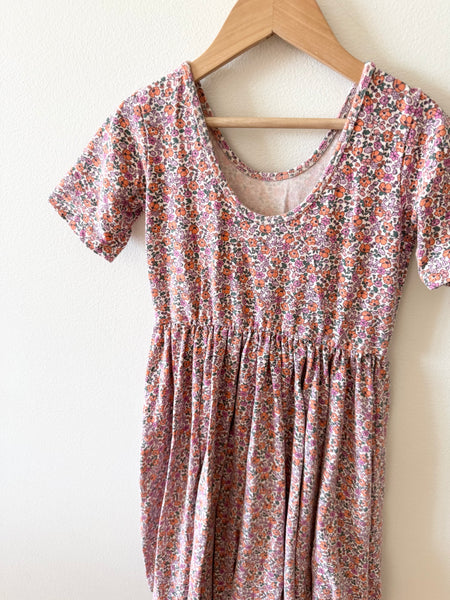 Alice and Ames Floral Short Sleeve Dress • 7-8 years