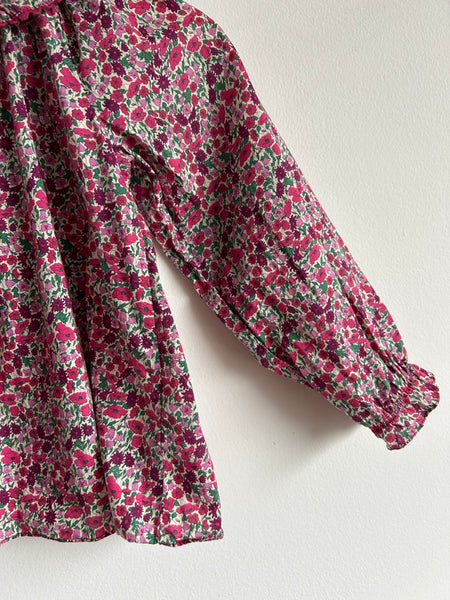 Jacadi Liberty of London Floral Ruffle Blouse • 3-4 years