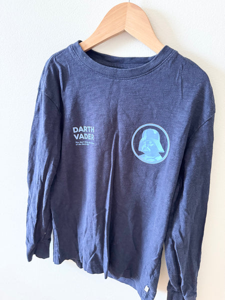 Gap x Star Wars Long Sleeve Darth Vader Top • 6-7 years (Small)