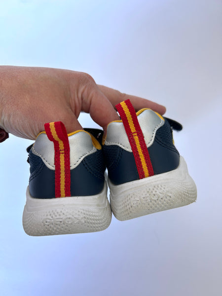 Geox Respira Velcro Runners with Flames • 8c