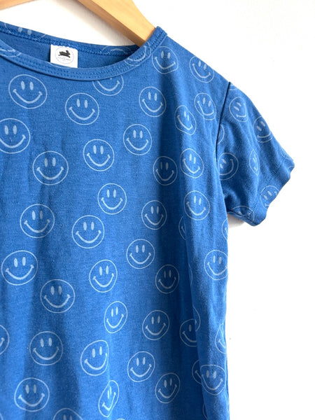 Little and Lively Blue Smiley Face T-Shirt • 3-4 years