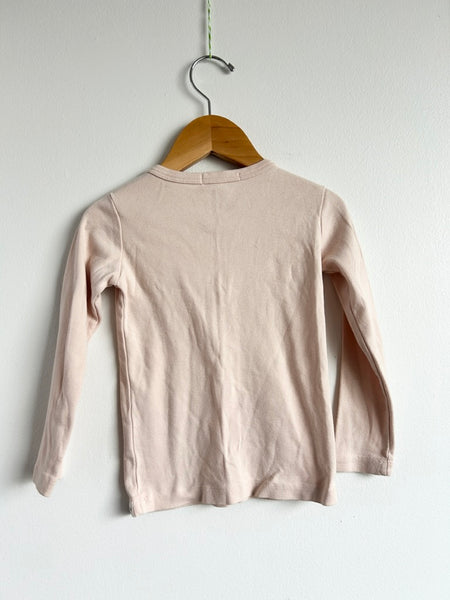 Petits Vilains Light Pink Long Sleeve Cotton Shirt • 2-3 years