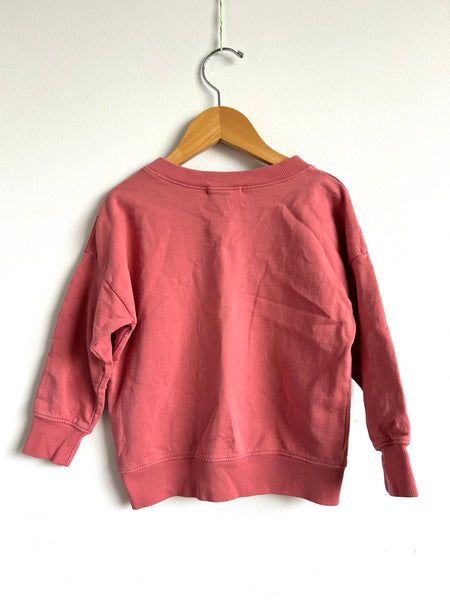 Les Gamins Pink Cotton Sweatshirt • 2-3 years