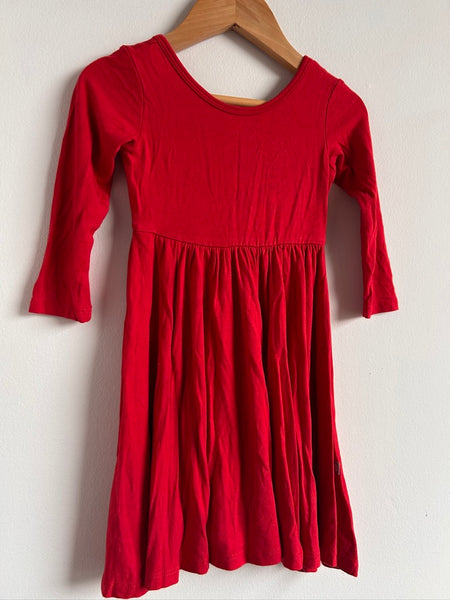 Kyte Red Long Sleeve Twirl Dress • 18-24 months