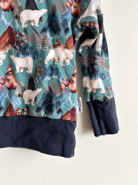 Sugar Sandwich Studios Blue Polar Bear Sweatshirt • 3 years