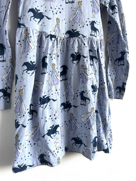 M&S x Disney Frozen Long Sleeve Cotton Dress • 6-7 years