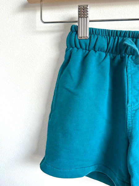 Souris Mini Teal Cotton Shorts • 3 years