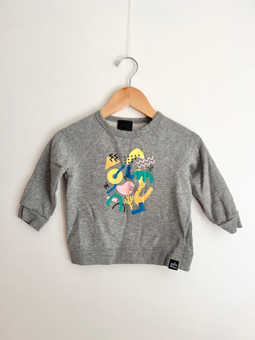 Whistle and Flute Abstract Sweatshirt • 12-18 months