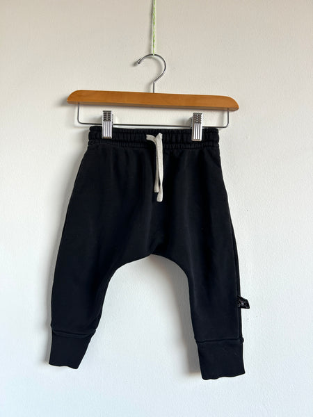 Nununu Black Joggers • 6-18 months
