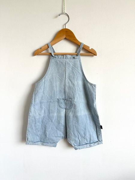 Bonds Shorty Chambray Overalls • 18-24 months