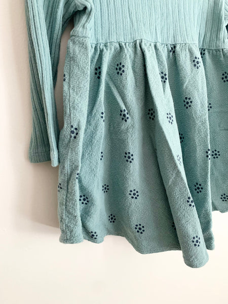 Zara Blue Long Sleeve Dress • 9-18 months