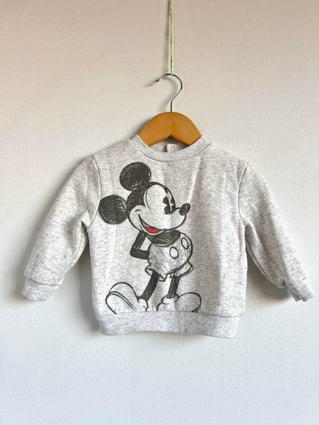 Joe Fresh x Disney Mickey Grey Sweatshirt • 12-18 months