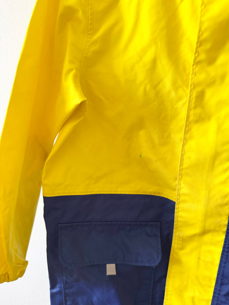 MEC Blue and Yellow Rainjacket • 4-5 years