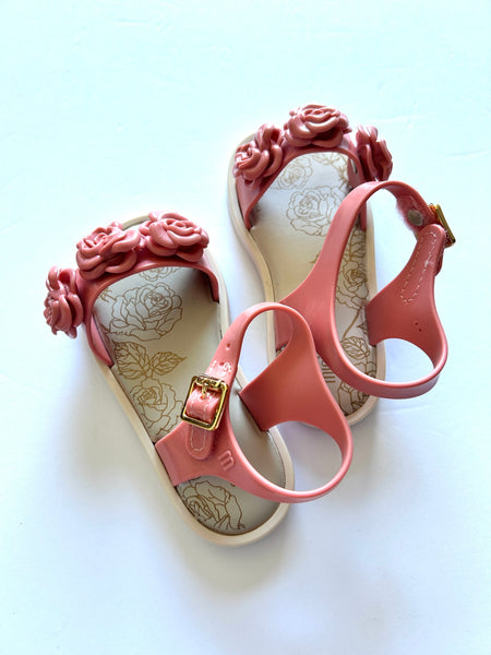 NEW Mini Melissa Rose Sandals • 7/8c