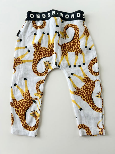 Bonds Giraffe Stretchies Pants • 6-12 months *