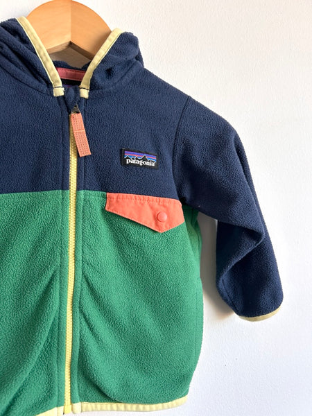 Patagonia Synchilla Zip Up Colourblock Fleece Sweater • 12-18 months