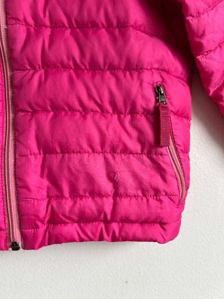 PLAY Patagonia Pink Down Zip Sweater • 4 years