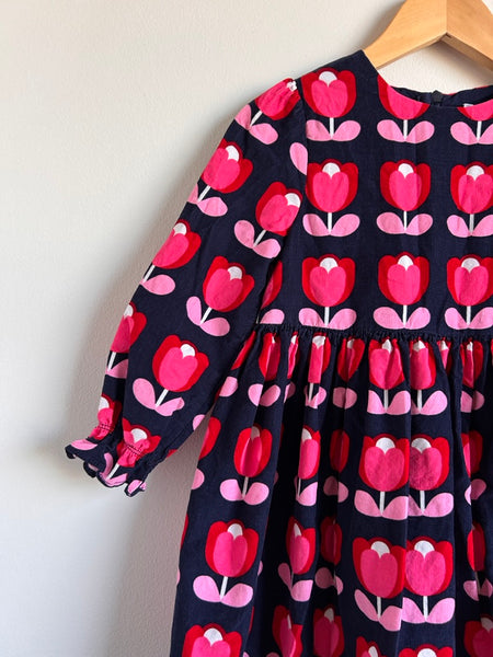 Jacadi Long Sleeve Micro Cord Dress • 4-5 years