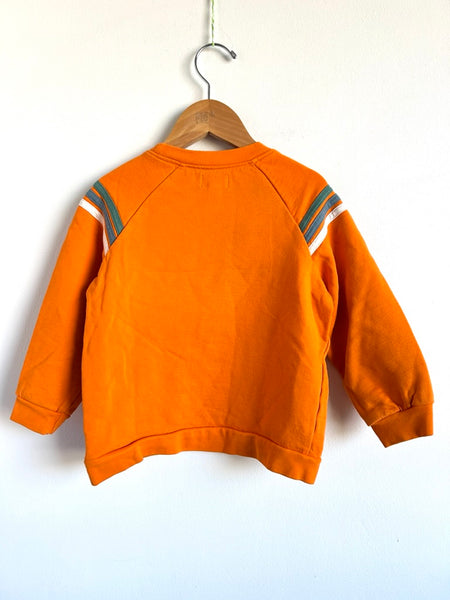 Hatley Orange Dog Crew Neck • 4 years