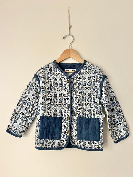 NEW Old Navy Quilted Style Floral Jacket • 3-4 years