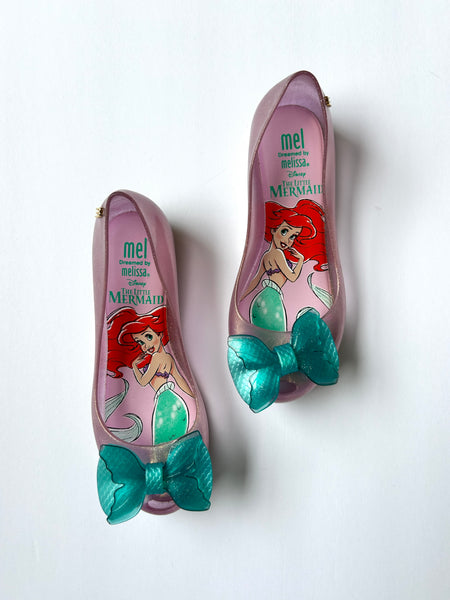 Disney x Mini Melissa Little Mermaid Shoes • 13Y