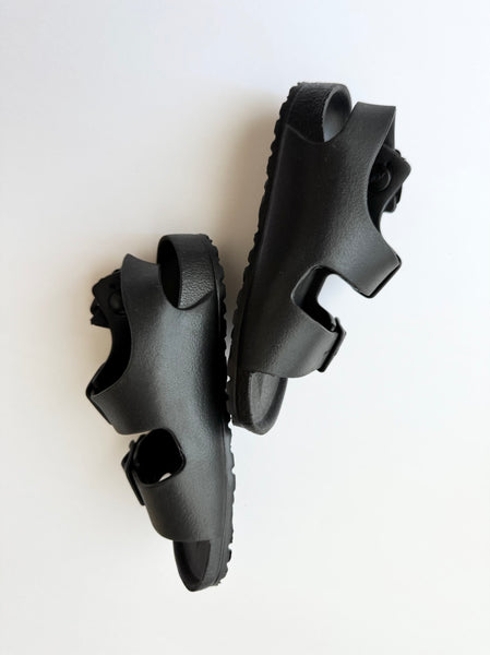 Birkenstock Black Plastic Sandals • 8-8.5c