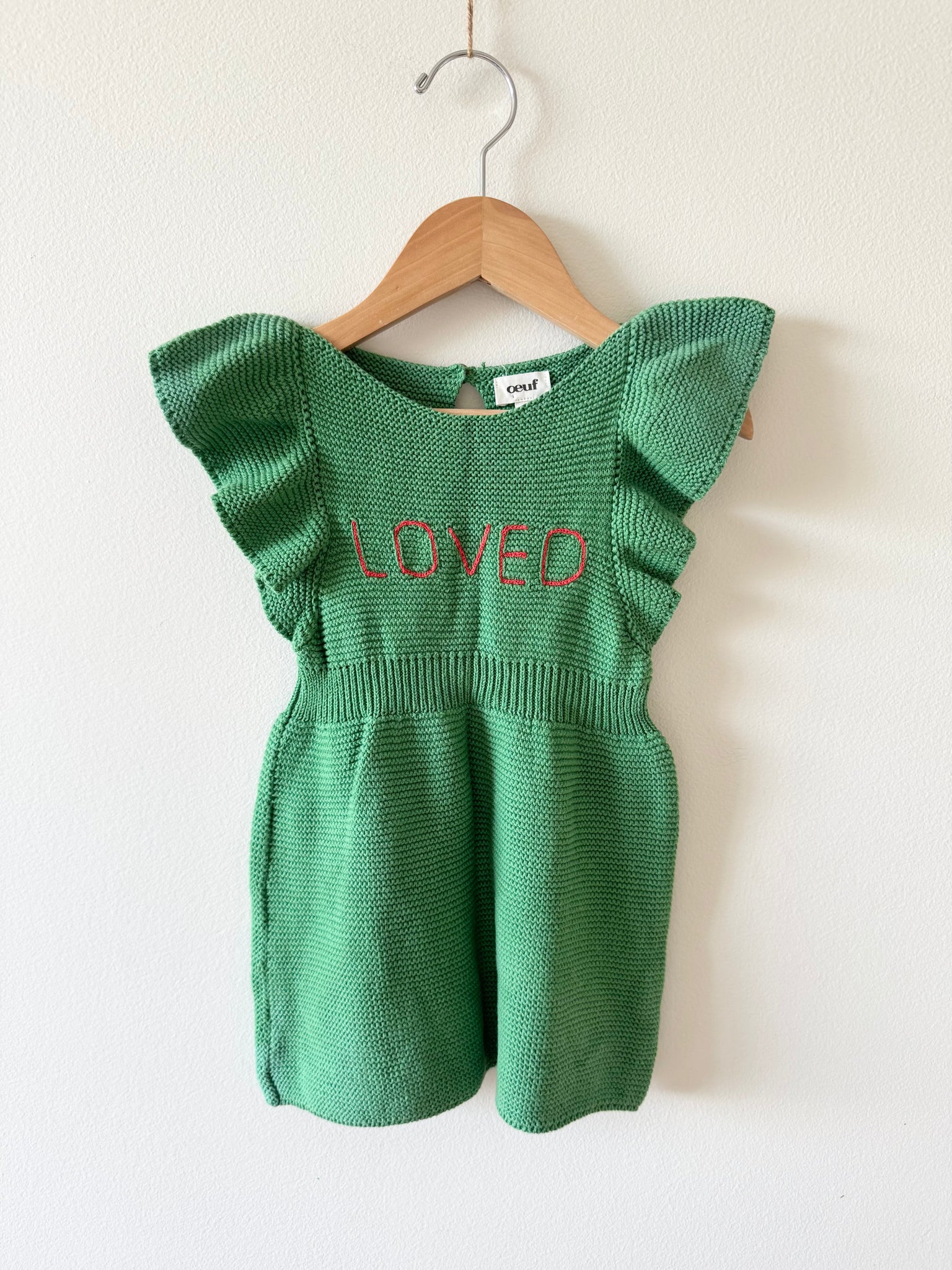 Oeuf Loved Cotton Knit Tank Dress • 1-2 years
