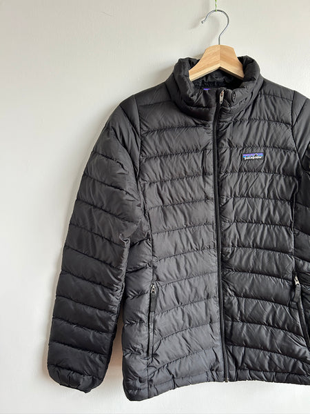 Patagonia Black Down Sweater • 12-14 years
