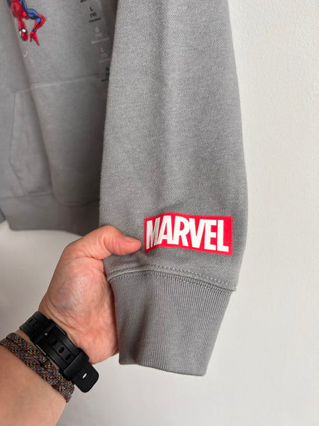 NEW Gap x Marvel Spiderman Grey Hoodie • 10 years